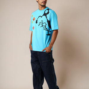 Men's Looney Tunes Printed Boxy Fit T-shirt