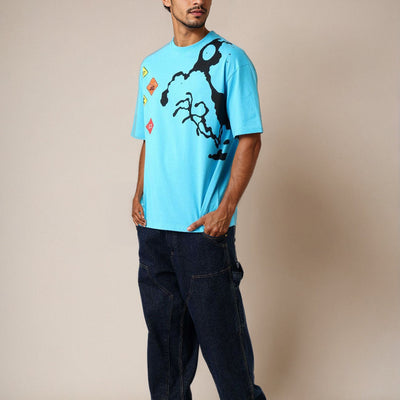 Men's Looney Tunes Printed Boxy Fit T-shirt