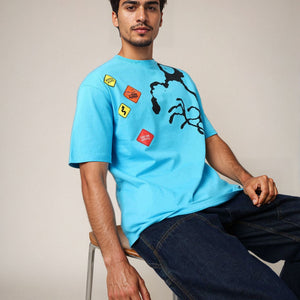 Men's Looney Tunes Printed Boxy Fit T-shirt