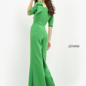 Jovani 04284 High Low Neckline Long Formal Jumpsuit
