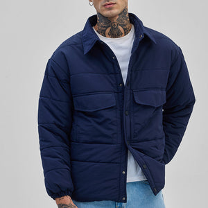 Navy Double Pocket Jacket