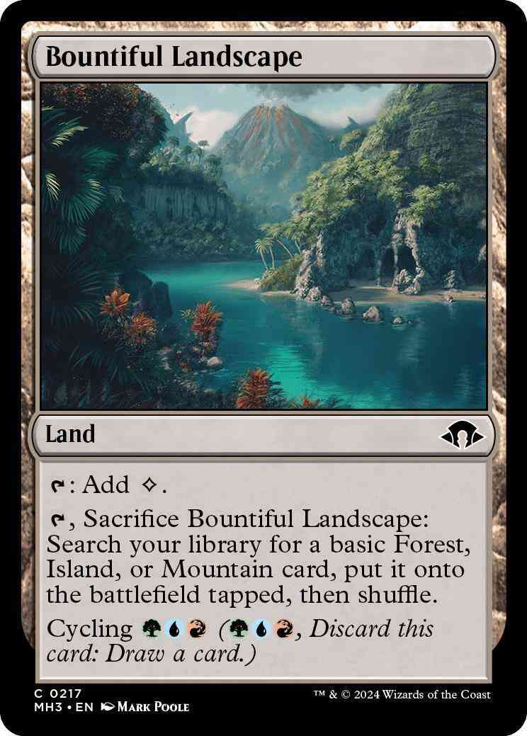 Bountiful Landscape [217] [Modern Horizons 3] [Non-Foil]