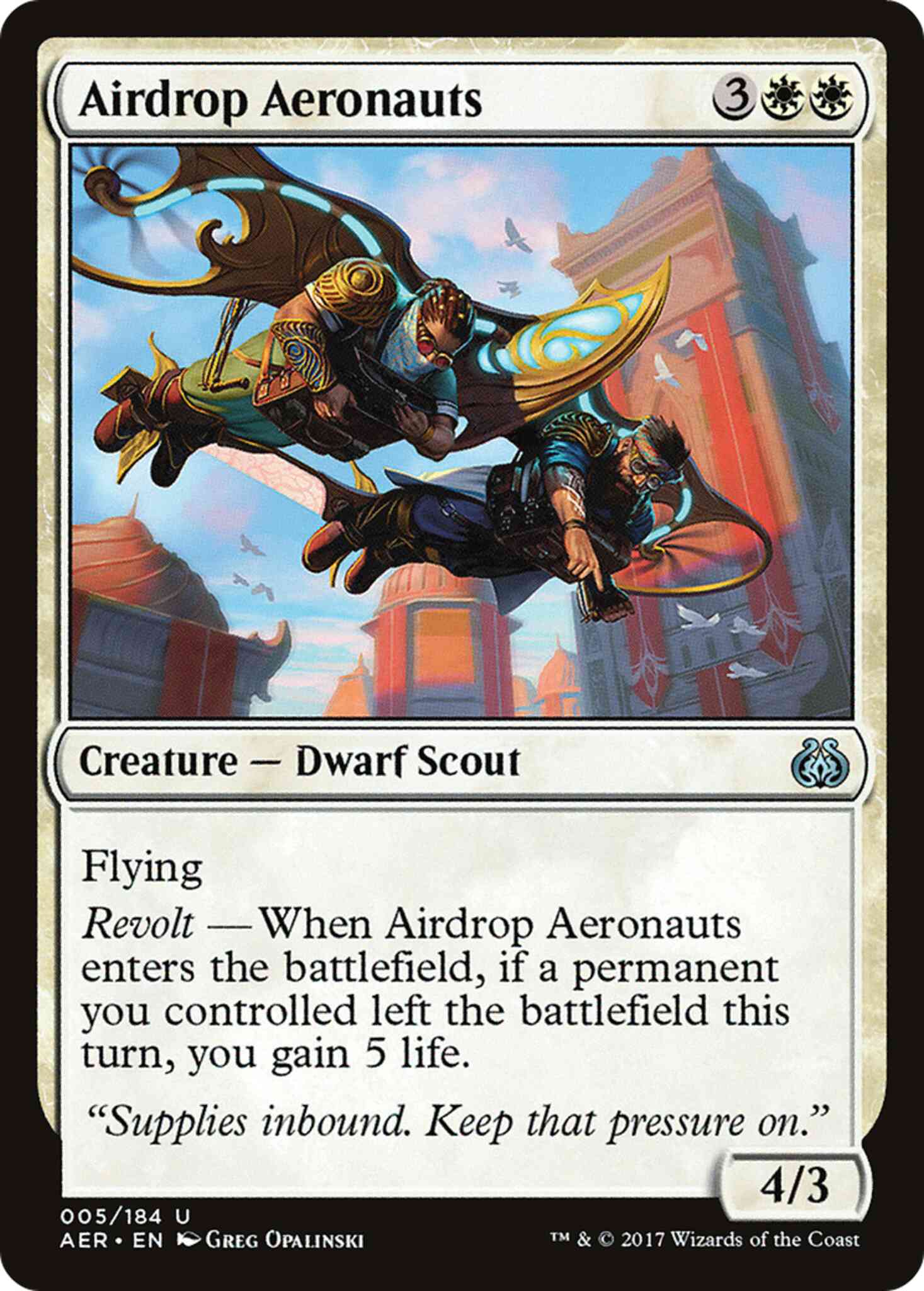 Airdrop Aeronauts [5] [Aether Revolt] [Non-Foil]