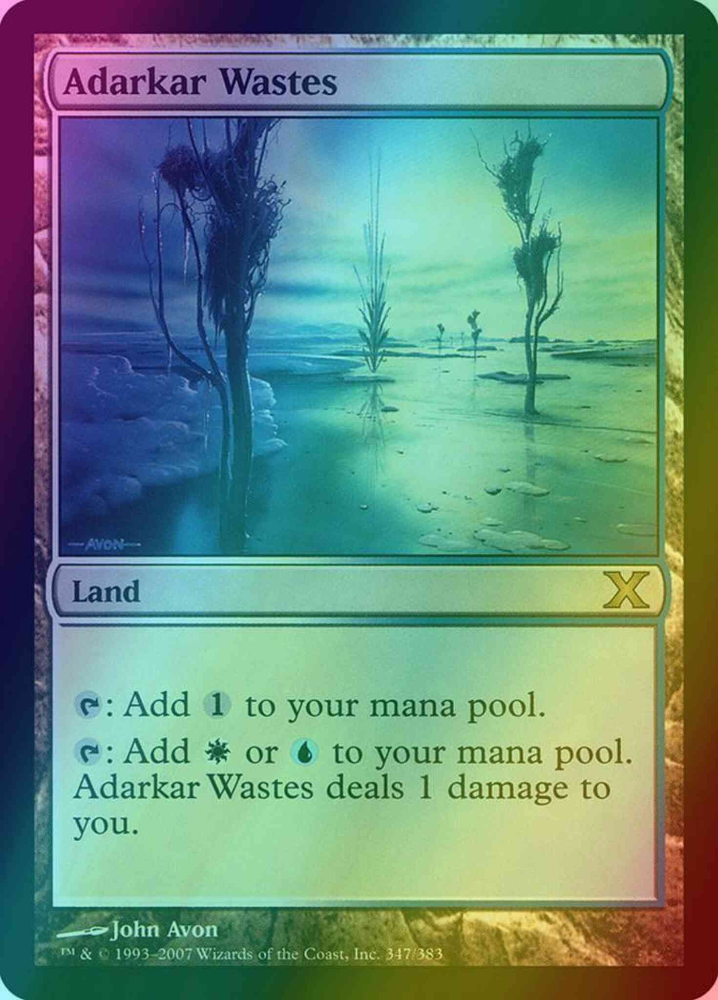 Adarkar Wastes [347] [Tenth Edition] [Foil]