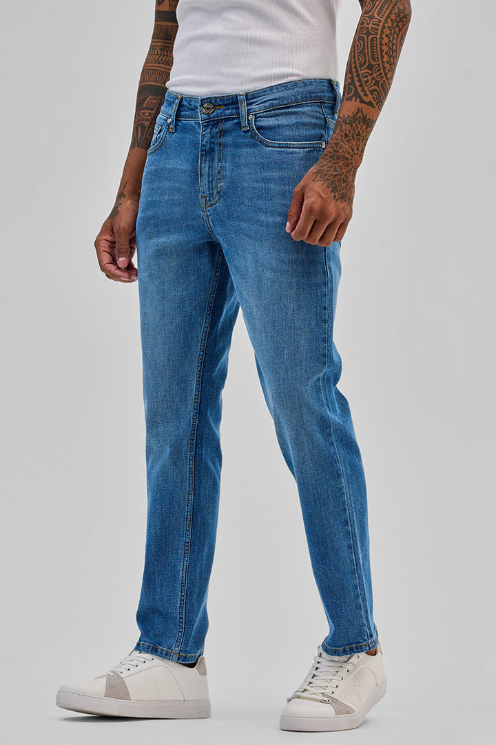 Light Blue Regular Fit Jeans