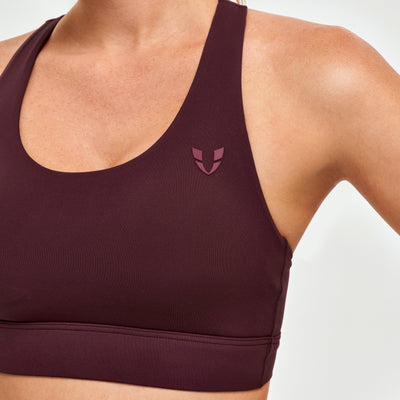 Energy Sports Bra - Wine Red