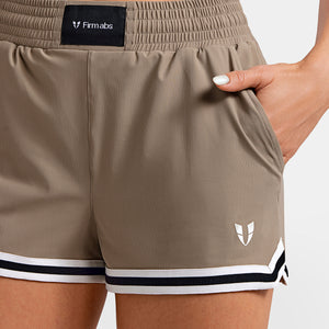 Firmabs Vivid Flow Shorts - Brown beige