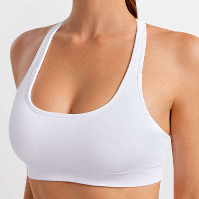 Everyday Powerful Seamless Bra - White