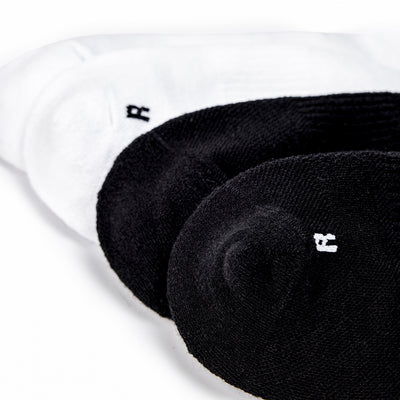 Firmabs Striped Sports socks - White