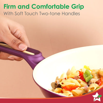 Bellagio Fry Pan | 24 cm | 1.7 L | Non-Stick Ceramic Coating .by blacktree