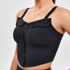 Padded Cargo Tank-Black