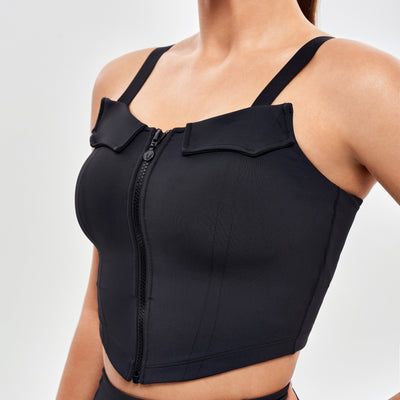 Padded Cargo Tank-Black