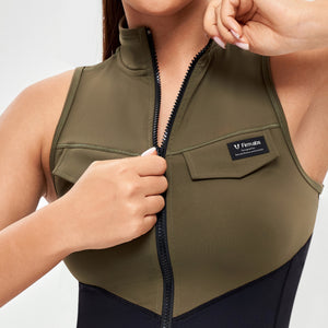 Army Abs Tank - Combat Green and Black