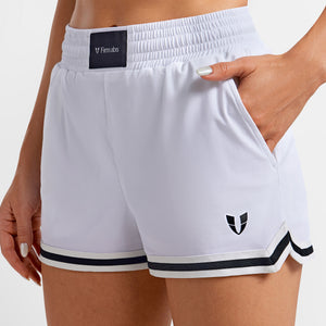 Firmabs Vivid Flow Shorts - White