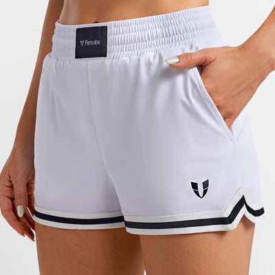 Firmabs Vivid Flow Shorts - White