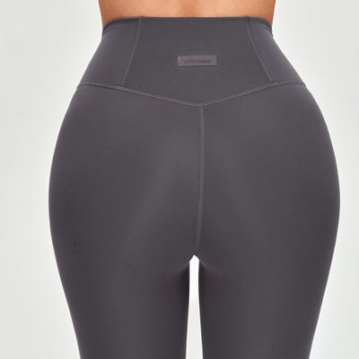 Seamless Scrunch Butt Leggings - Gray