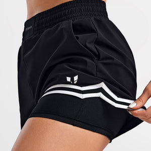 Firmabs Vivid Flow Shorts - Black