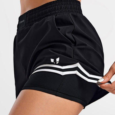 Firmabs Vivid Flow Shorts - Black
