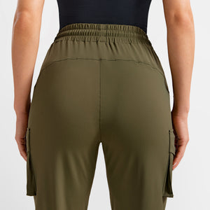 Cargo Pocket Joggers - Rock Gray Green