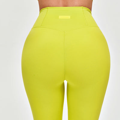 Seamless Scrunch Butt Leggings - Yellow