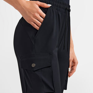 Cargo Pocket Joggers - Black