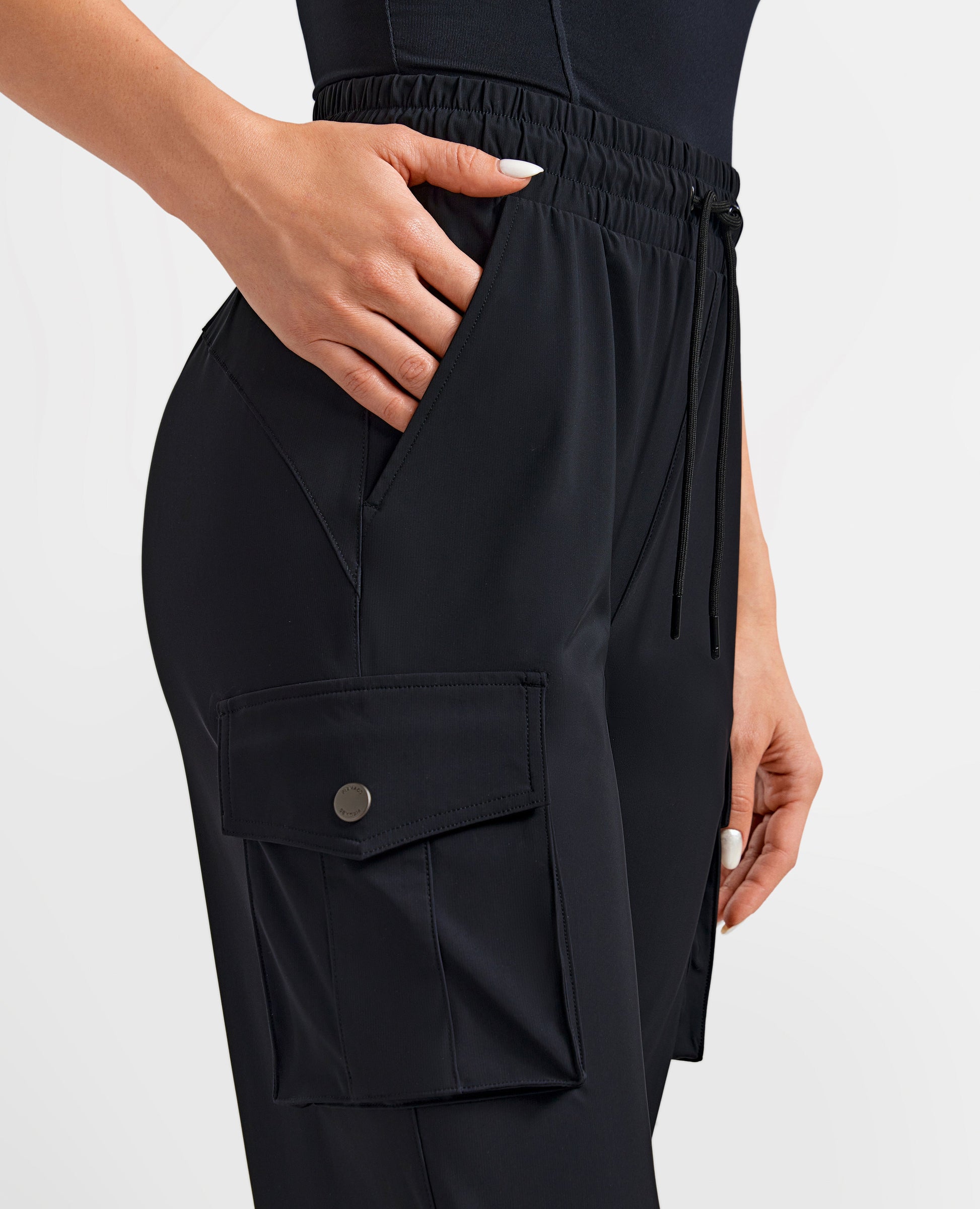 Cargo Pocket Joggers - Black