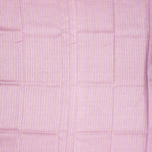 Lavender Handloom Linen Saree With Floral Buttas