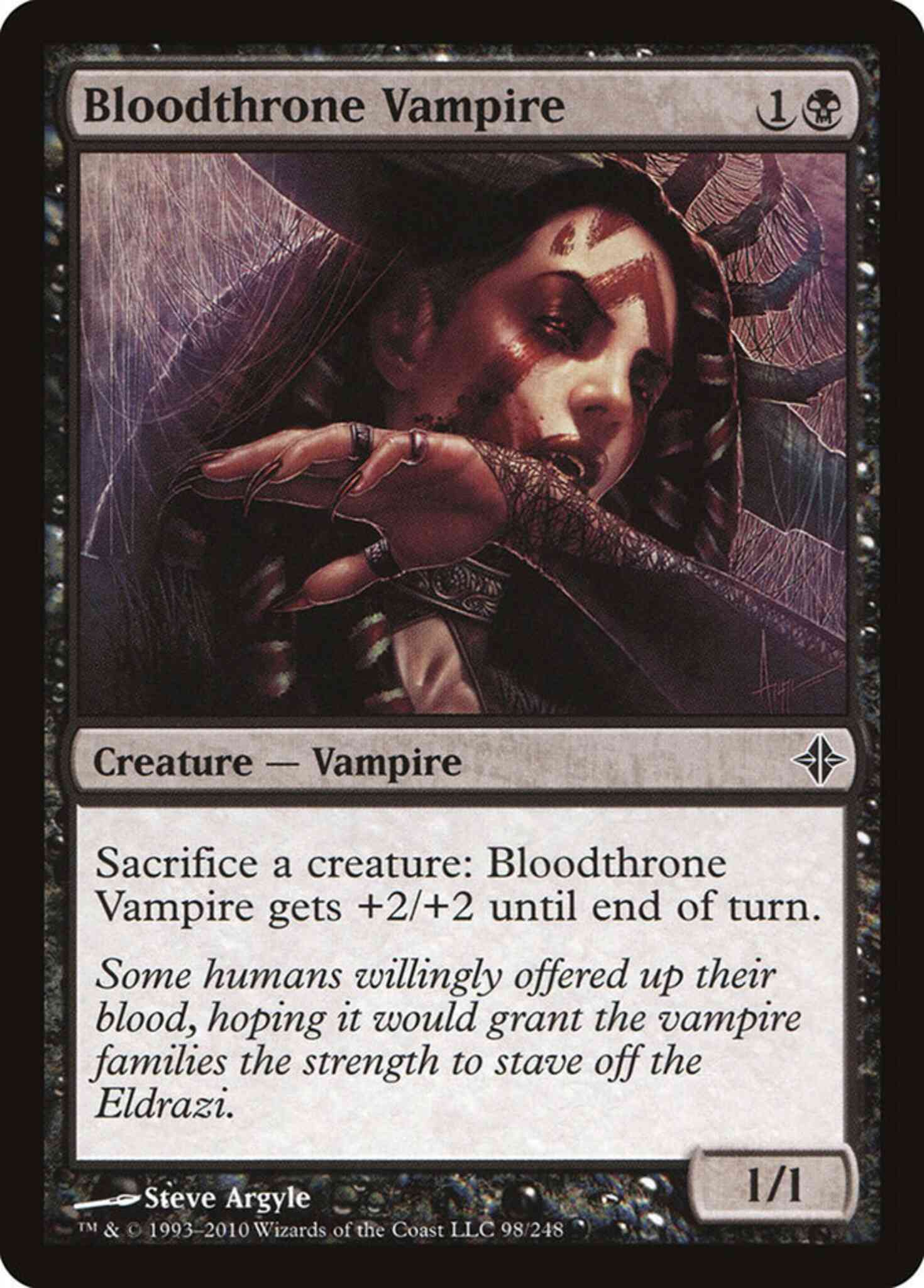 Bloodthrone Vampire [98] [Rise Of The Eldrazi] [Non-Foil]