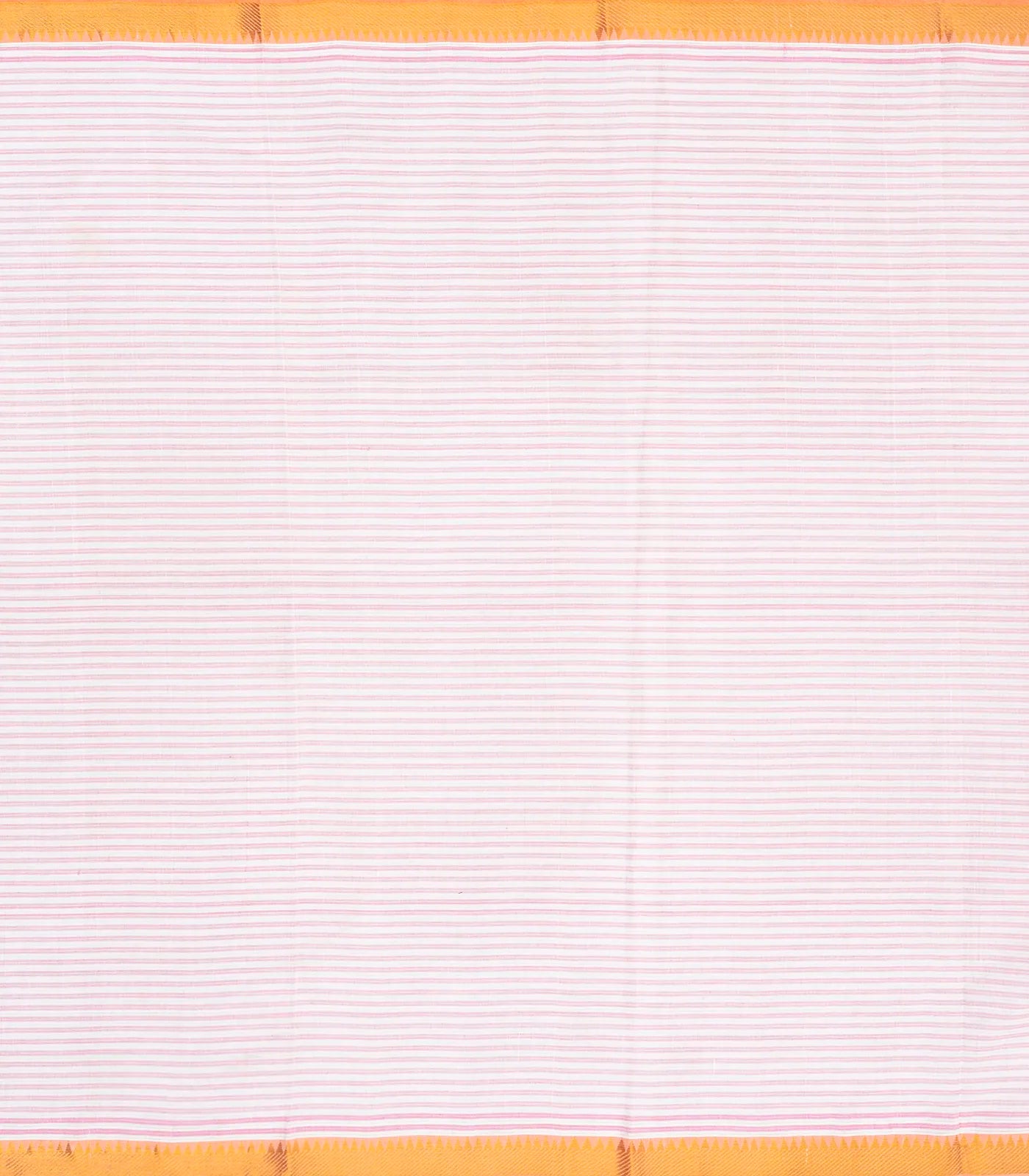 Pink Mangalagiri Cotton Saree With Checks & Zari Border