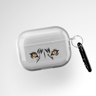 Leopard Eyes Clear Airpods Pro Case Covers