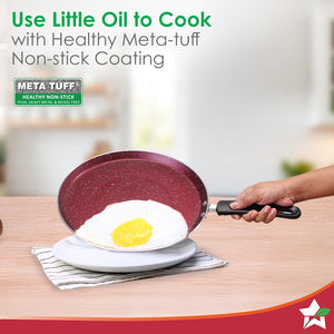 Bandhan Non-stick Cookware 3 Pcs.Set | Dosa Tawa,Kadhai by black tree