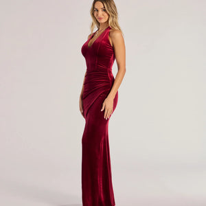 Winnie Velvet Corset Mermaid Dress