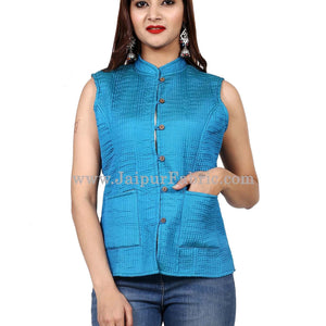Women Sky Blue Light Jacket