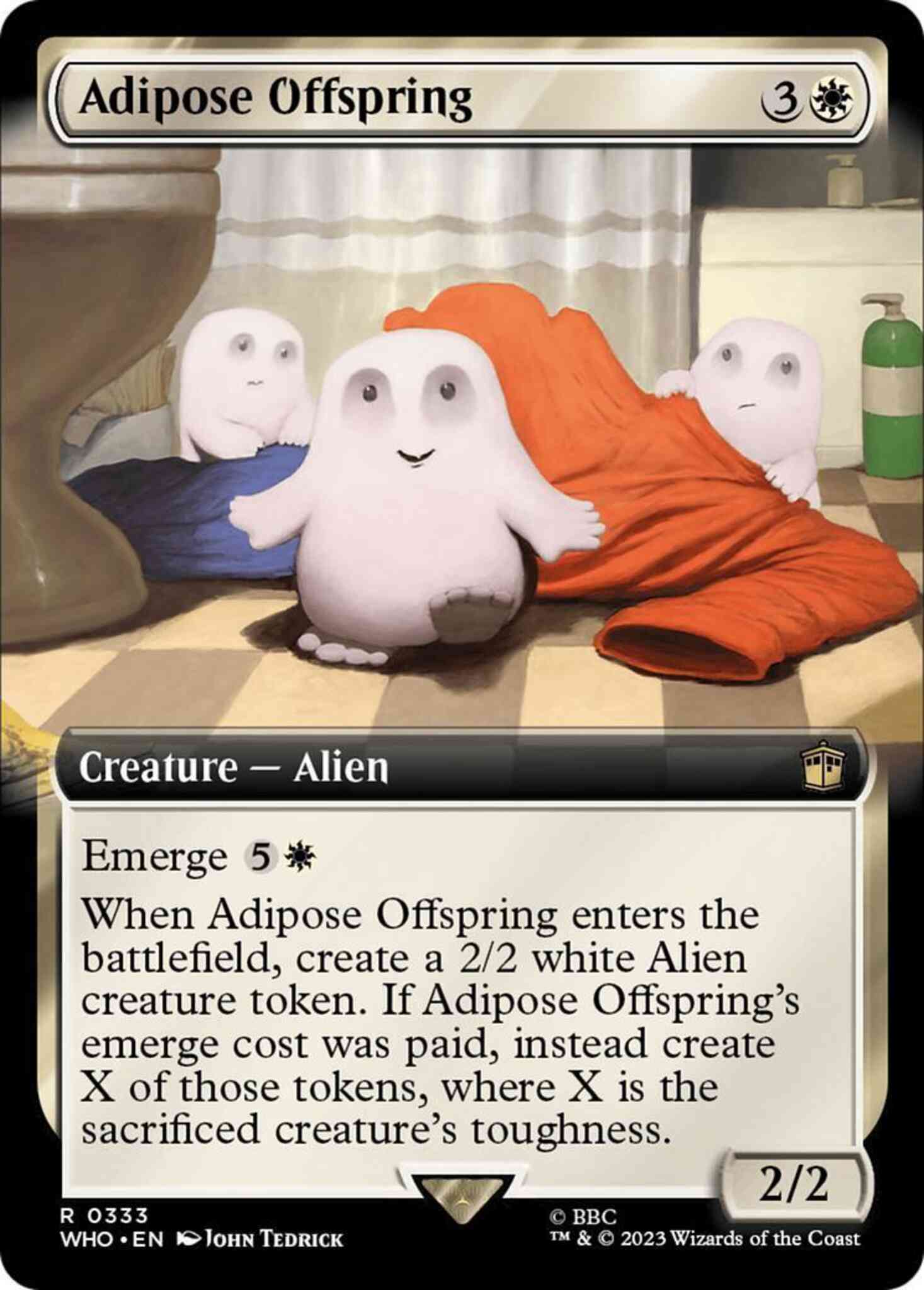 Adipose Offspring [333] [Extended Art] [Universes Beyond: Doctor Who] [Non-Foil]
