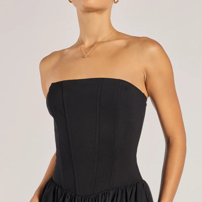 Stylish Moment Drop Waist A-Line Midi Dress