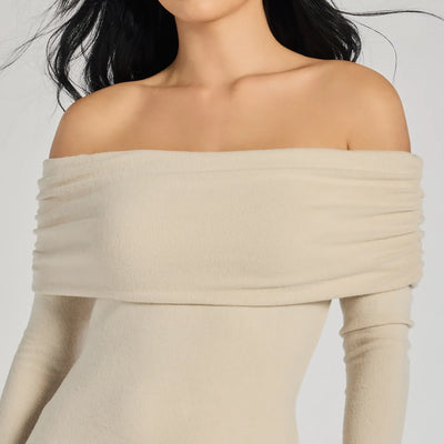Casually Classic Long Sleeve Midi Dress