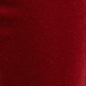 Luxe Alluring Glitter Velvet One-Shoulder Mini Dress
