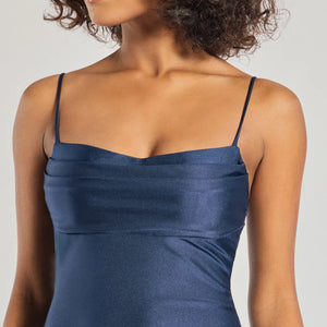 Sleek Sophistication A-Line Pleated Mini Dress
