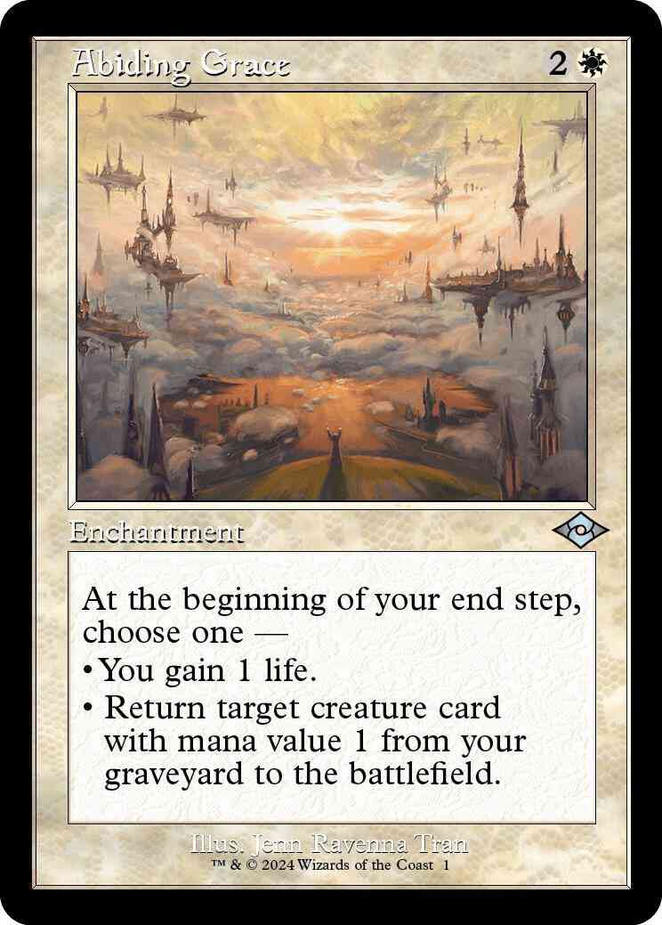Abiding Grace [1] [Retro Frame] [Modern Horizons Retro Reprints] [Non-Foil]