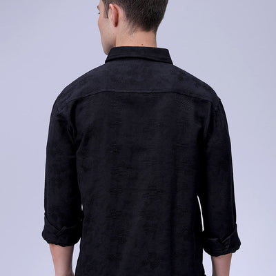 Men's Textured Relaxed Fit Shirt