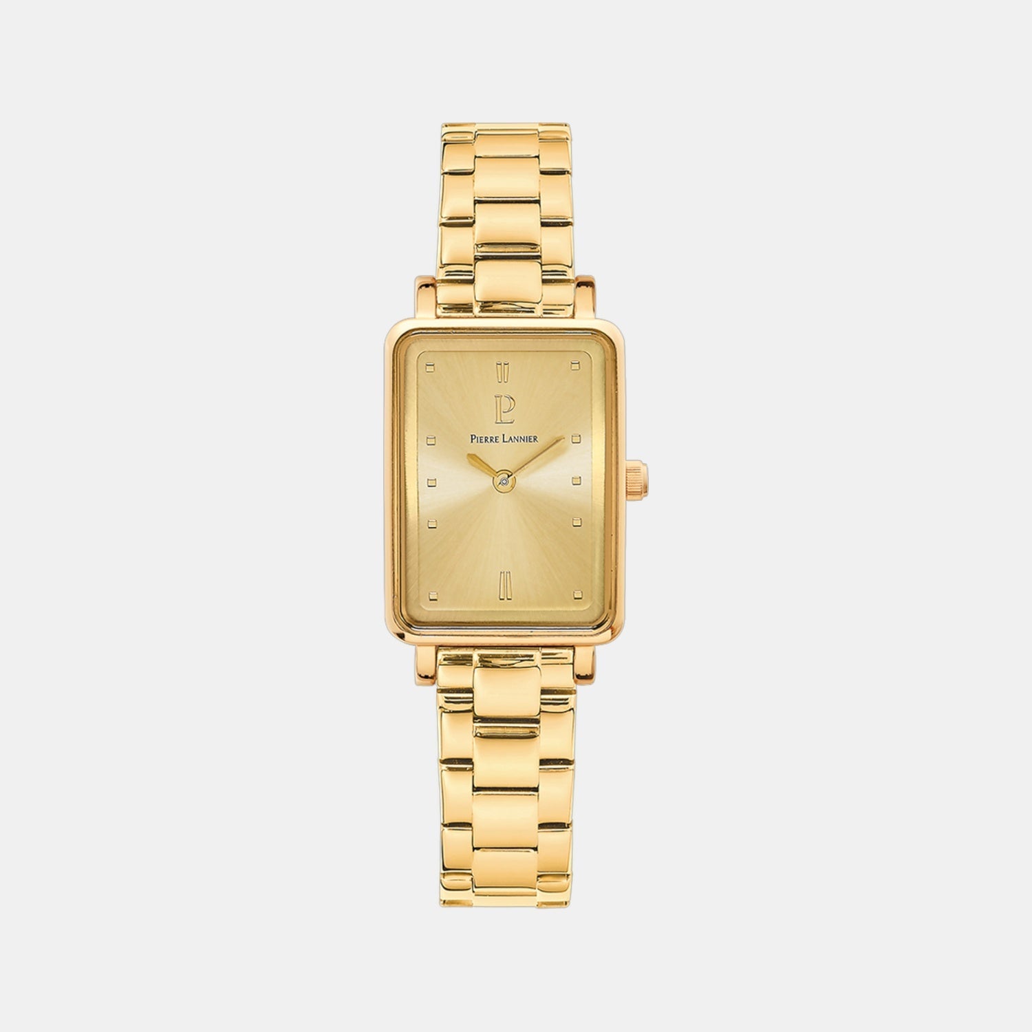 Ariane Women Quartz Gold Dial Analog Stainless Steel Watch 052J542