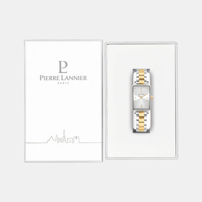 Ariane Women Quartz Silver Dial Analog Stainless Steel Watch 052J621
