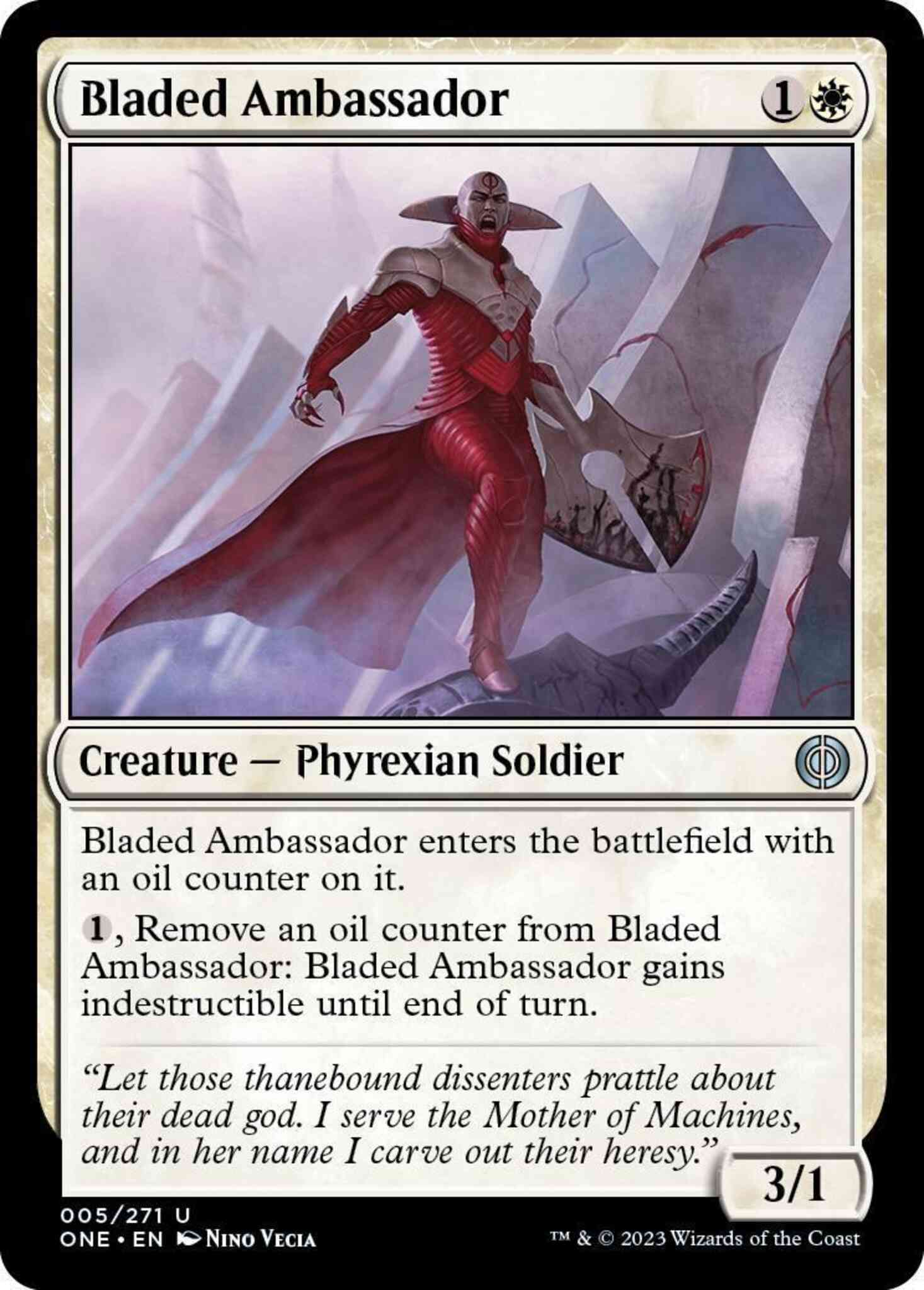 Bladed Ambassador [5] [Phyrexia: All Will Be One] [Non-Foil]