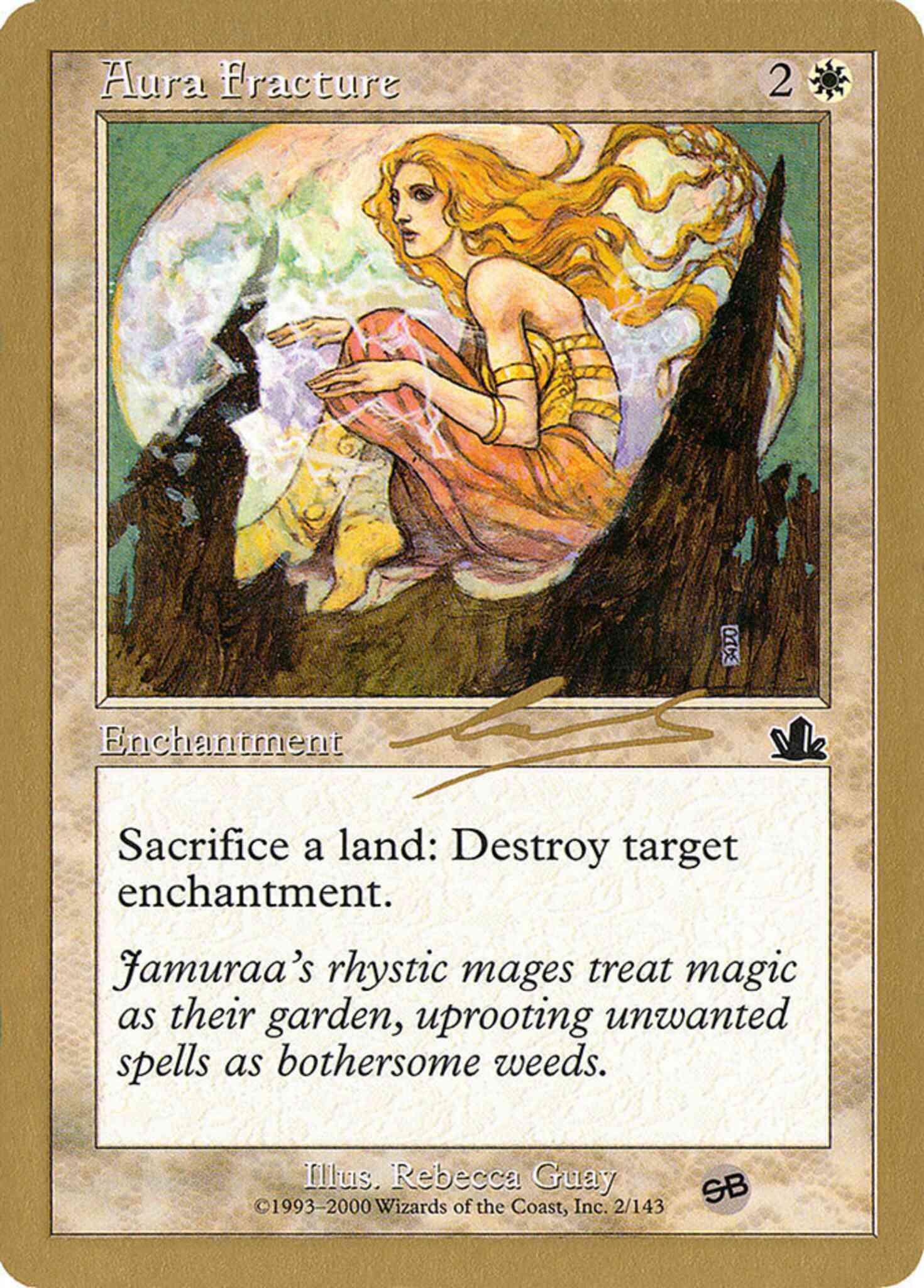 Aura Fracture [nl2sbb] [World Championship Decks 2000] [Non-Foil]