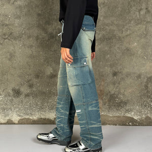 Crackle Cargo-Indigo Tint