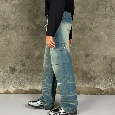 Crackle Cargo-Indigo Tint
