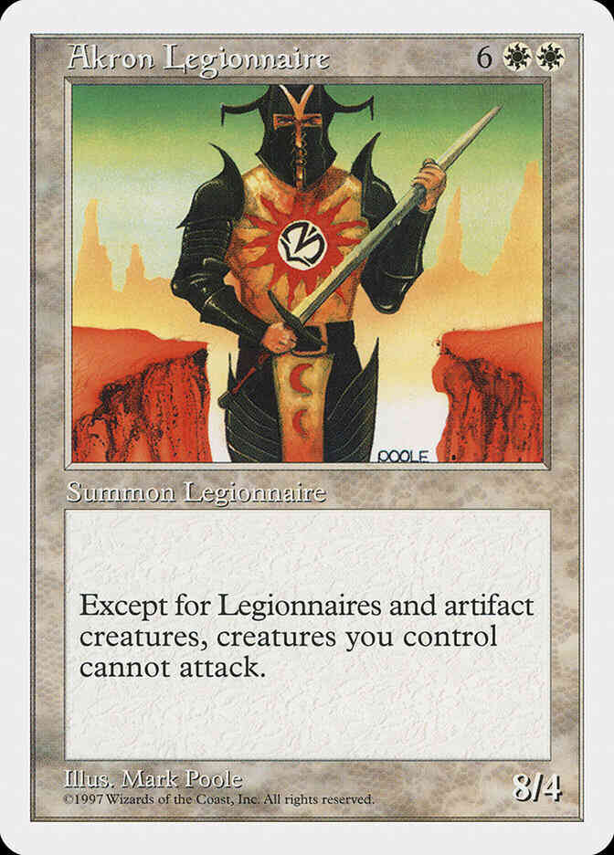 Akron Legionnaire [2] [Fifth Edition] [Non-Foil]