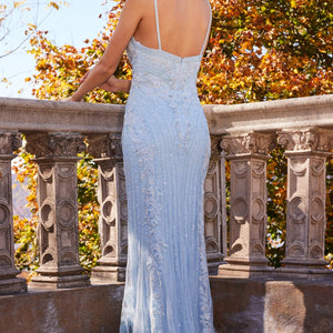 Beaded Fitted Sleeveless Gown by Jovani 05752