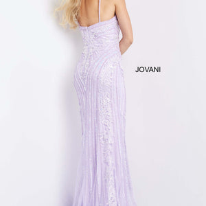 Beaded Fitted Sleeveless Gown by Jovani 05752