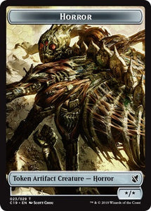 Angel of Sanctions Token (06) // Horror Token (23) [Commander 2019 Tokens] [Non-Foil]